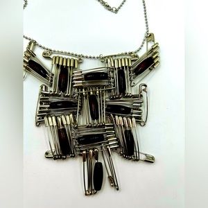 Safety pin necklace